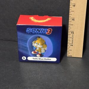2024 McDonald's Happy Meal Toys Sonic 3 The Hedgehog #6 Tails Blue Roller